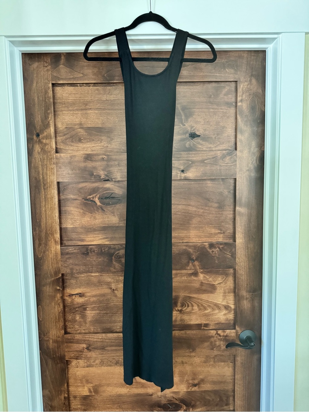 Women’s Black Tank Maxi Dress - Classic Sleeveless Style